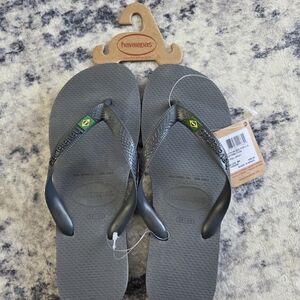 Havaianas Gray Flip Flops